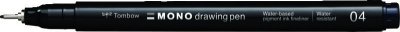 Tombow Fineliner MONO drawing pen, širina traga: 04 (cca 0,4 mm), crna boja, pojedinačno